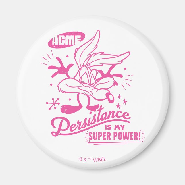 Leckeres Retro WILE E. COYOTE™ Magnet (Vorne)