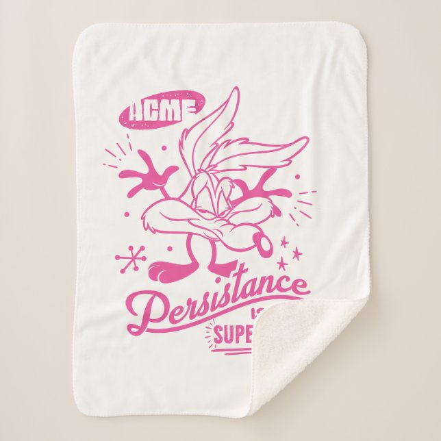 Leckeres Retro WILE E. COYOTE™ Sherpadecke (Vorderseite)