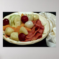 Leckeres Rindfleisch aus Corned und Kohl