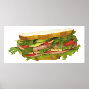 Leckeres Sandwich Poster