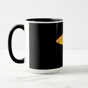 Leckeres Stück Pizza-Cartoon-Design Tasse
