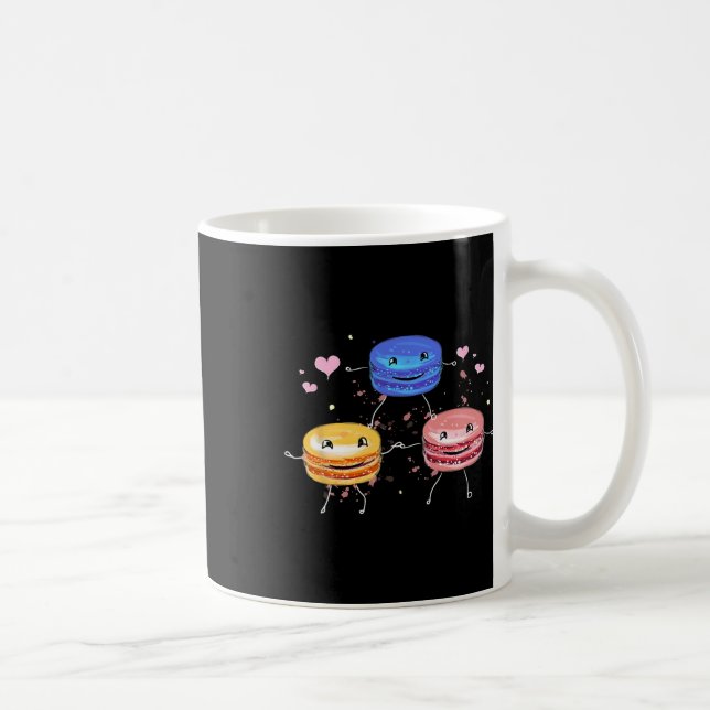 Leckeres süßes Cheerleading-Macaron-Geschenk  Kaffeetasse (Rechts)