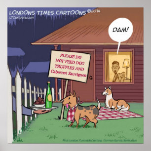 Leckerlis für Hunde Lustiges Poster