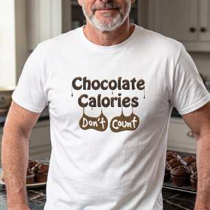 Leckerlis Kalorien zählen nicht Lustige Aussage T-Shirt