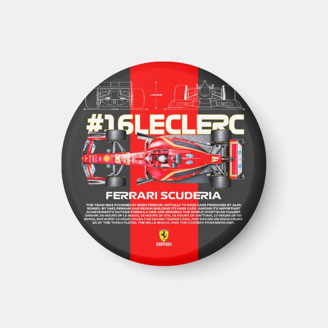 Leclerc16 Magnet (Vorne)