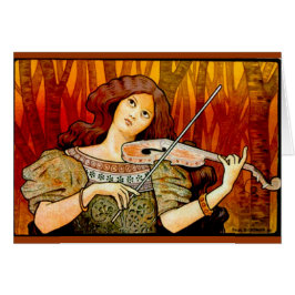 Lecons Music Violin Vintage Poster