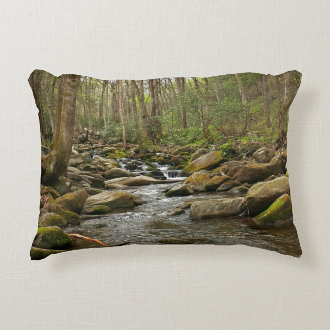LeConte Creek auf den Großen Smoky-Bergen Dekokissen (Vorderseite)