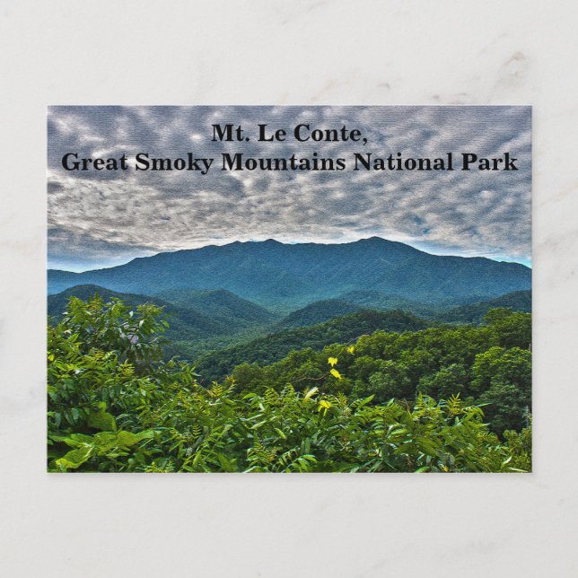 LeConte Smoky Mountains Nationalpark Postcard Postkarte (Vorderseite)