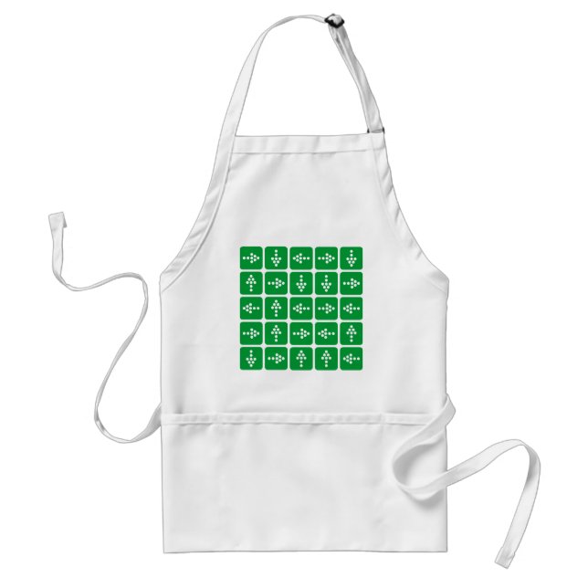 LED Arrow Square Green Schürze (Vorne)