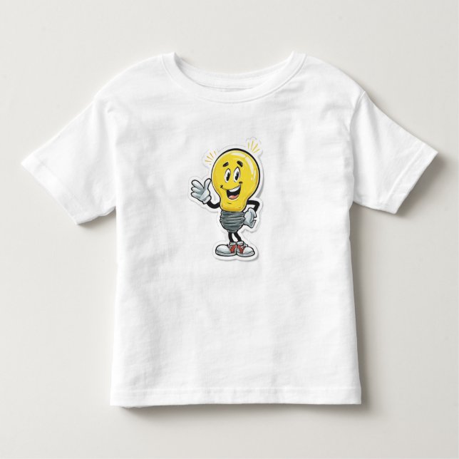 LED-Cartoon-T - Shirt der Lampe (Vorderseite)