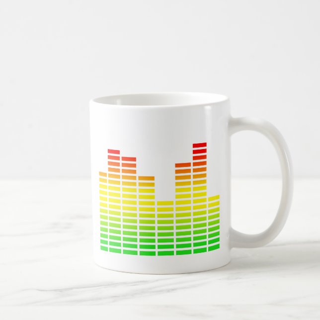 LED-Entzerrer-Platten-lustiger Tassen-Spaß Kaffeetasse (Rechts)