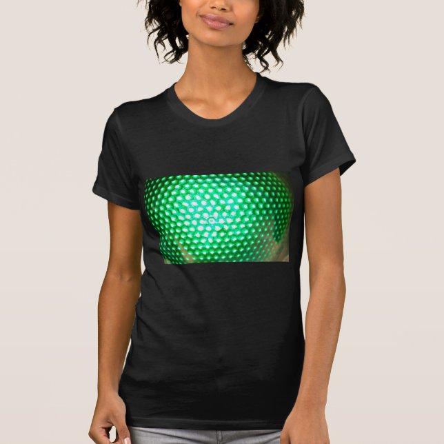 LED-Grün-Leuchten1948 Mehrere grüne LED-Leuchten T-Shirt (Vorderseite)