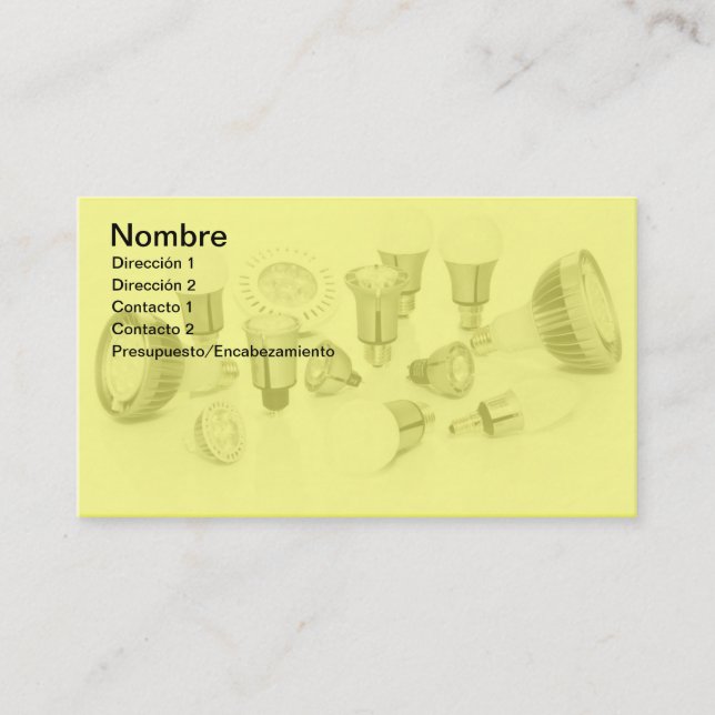 Led Lamps Visitenkarte (Vorderseite)