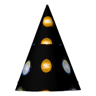 LED-Leuchten, schließen abstrakten Hintergrund. Partyhütchen