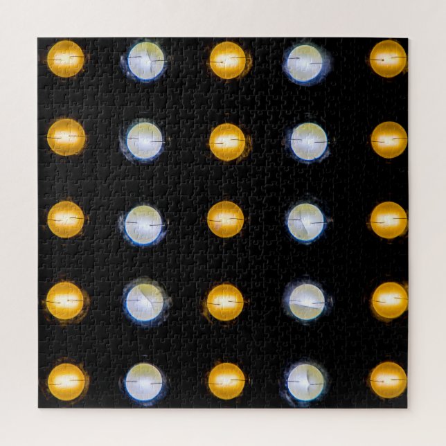 LED-Leuchten, schließen abstrakten Hintergrund. Puzzle (Vertikal)