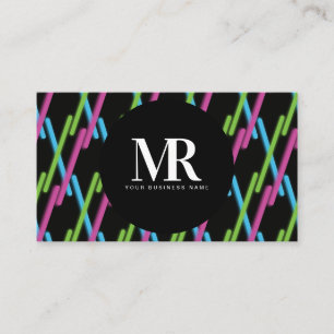 LED Light Strips Neon Lighting Business Branding Visitenkarte