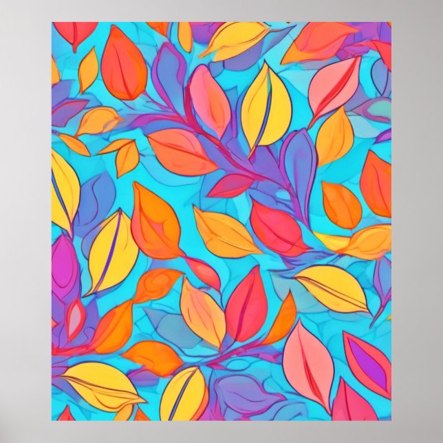 LED Lit Brothel: Cartoon-Blätter Poster (Vorne)