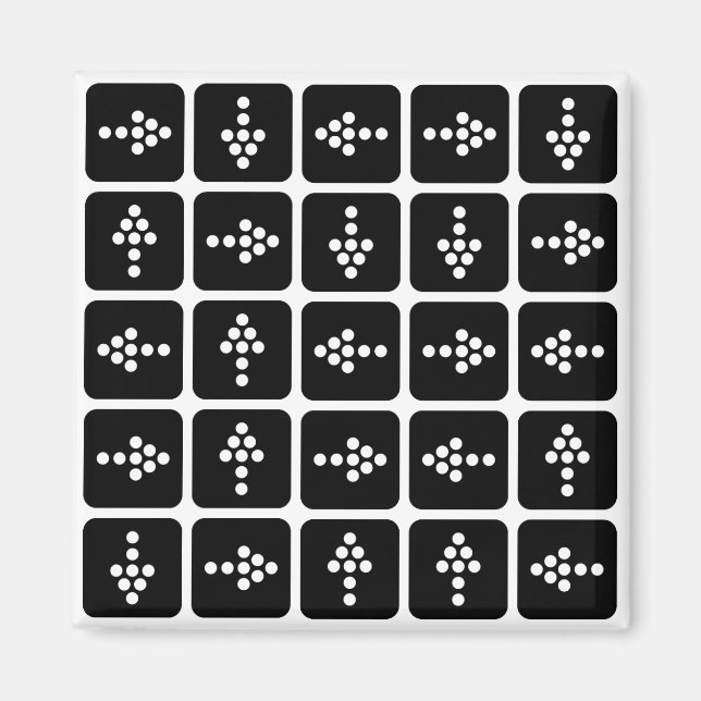 LED-Pfeil Magnet (Vorne)