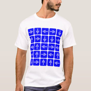 LED-Stilpfeile - Blau T-Shirt