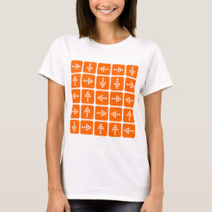 LED-Stilpfeile - Orange T-Shirt