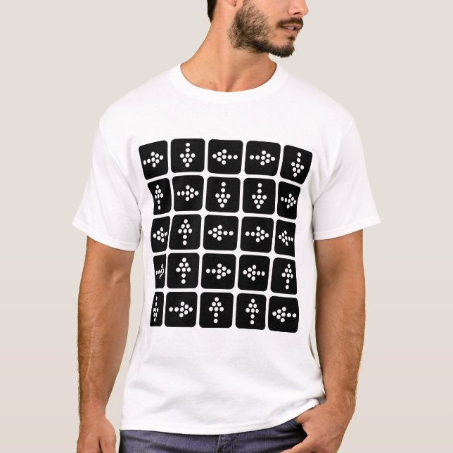 LED-Stilpfeile T-Shirt (Vorderseite)
