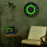 LED-Stilpuppe Uhr<br><div class="desc">Coole Retro 90er LED Stil Nummer Wand-Uhr,  die vollständig nicht digital ist.</div>