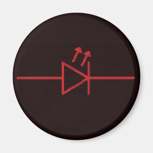 LED-Symbol Magnet (Vorne)
