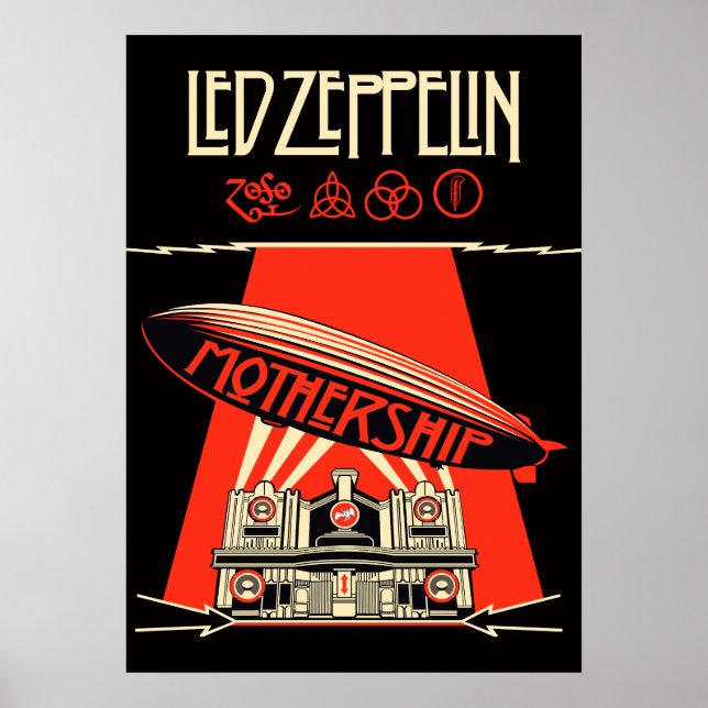 led zeppelin album cover poster (Vorne)
