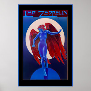 Led Zeppelin Ultra Rare, 1977 Illustrationsposter Poster