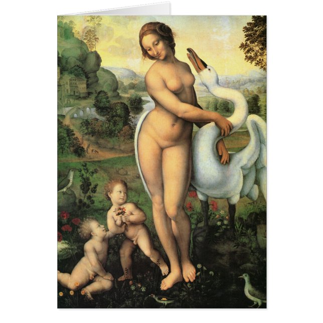 Leda und der Schwan von Leonardo da Vinci (Vorne)