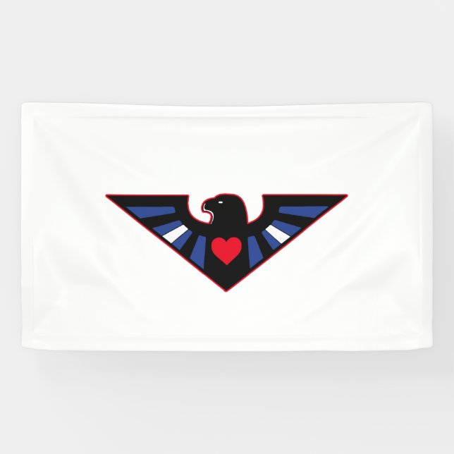 Leder Adler Stolz Banner (Horizontal)