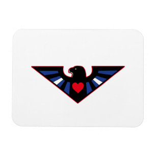 Leder Adler Stolz Magnet