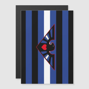 Leder-Adler-Stolzflagge Magneteinladung