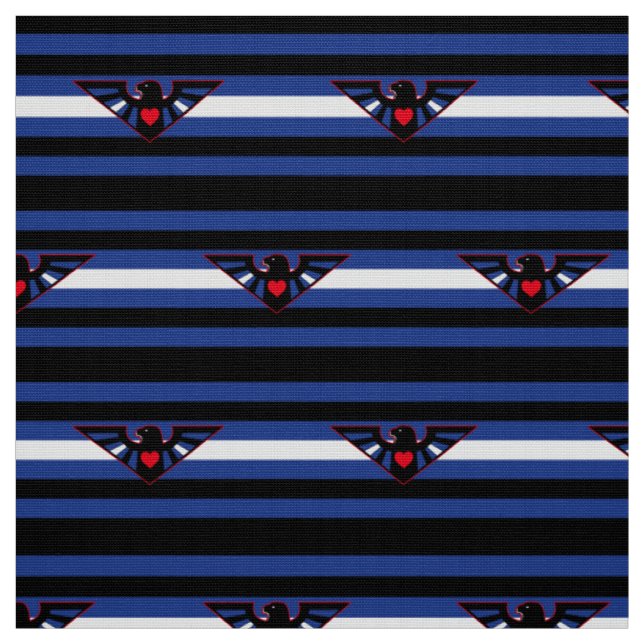Leder-Adler-Stolzflagge Stoff (Muster)
