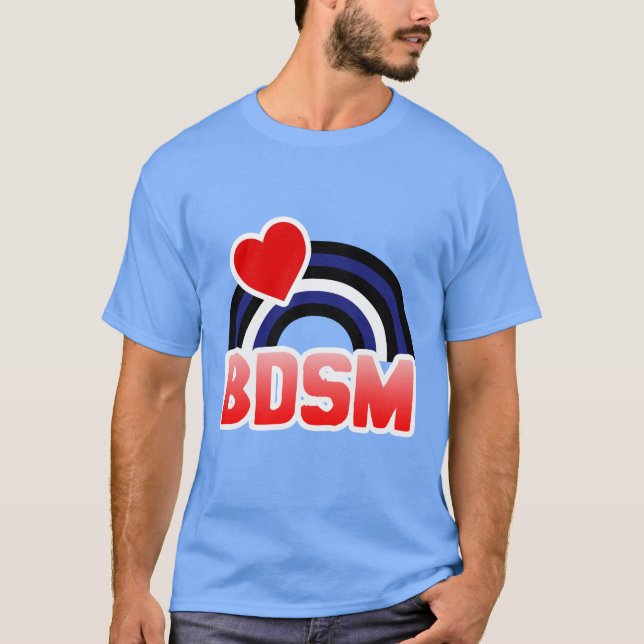 LEDER / BD RAINBOW FLAG T-Shirt (Vorderseite)
