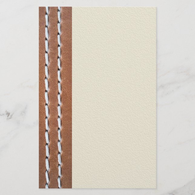 Leder-Blick Beschaffenheit Briefpapier (Vorderseite)