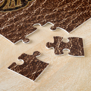Leder-Blick Fische Puzzle