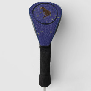 Leder-Blick Ureinwohner-Tierkreis-Otter Golf Headcover