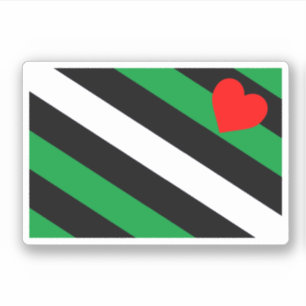 Leder Boi Stolzflagge Aufkleber