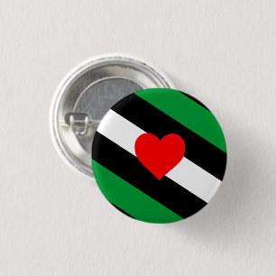 Leder Boi Stolzflagge Button