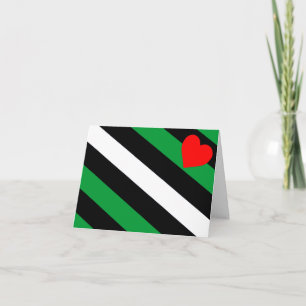 Leder Boi Stolzflagge Dankeskarte