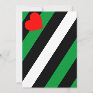 Leder Boi Stolzflagge Feiertagskarte