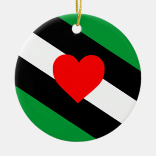 Leder Boi Stolzflagge Keramik Ornament