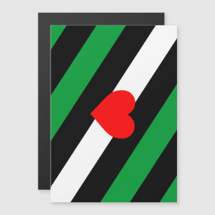 Leder Boi Stolzflagge Magneteinladung