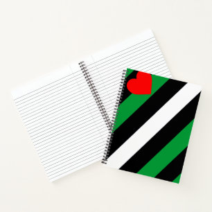 Leder Boi Stolzflagge Notizbuch