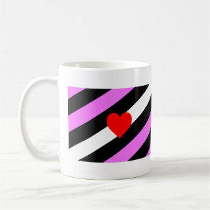 Leder-Girl-Pride-Flagge Kaffeetasse