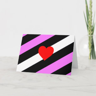 Leder-Girl-Pride-Flagge Karte