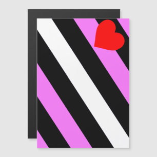 Leder-Girl-Pride-Flagge Magneteinladung