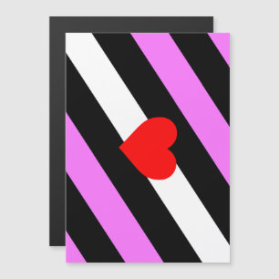 Leder-Girl-Pride-Flagge Magneteinladung
