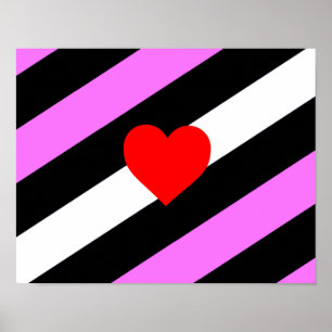 Leder-Girl-Pride-Flagge Poster